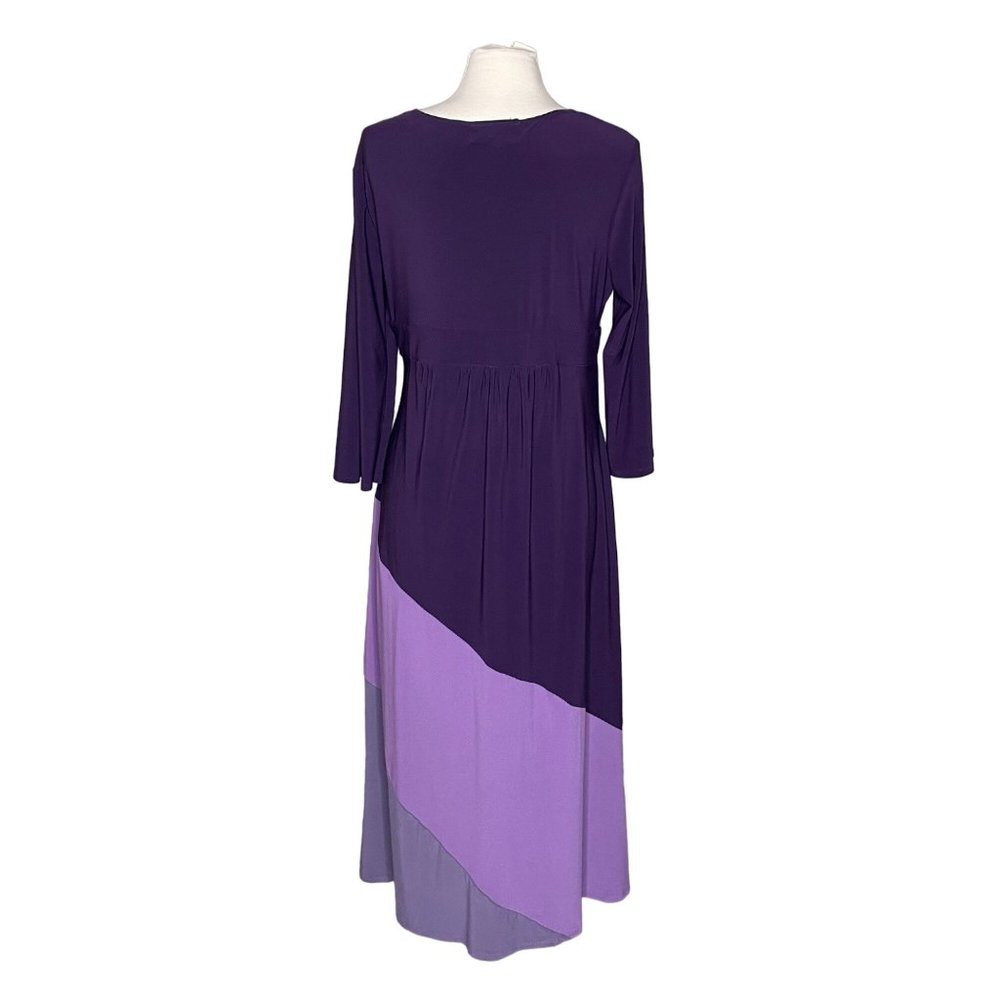 Anthony Originals L colorblock dress purple - Picture 4 of 7